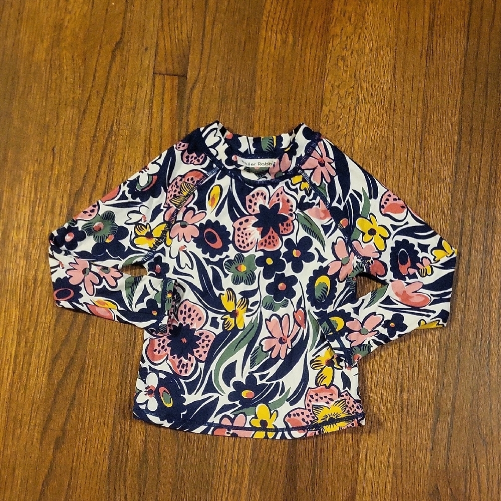 Roller Rabbit Floral Print Rashguard